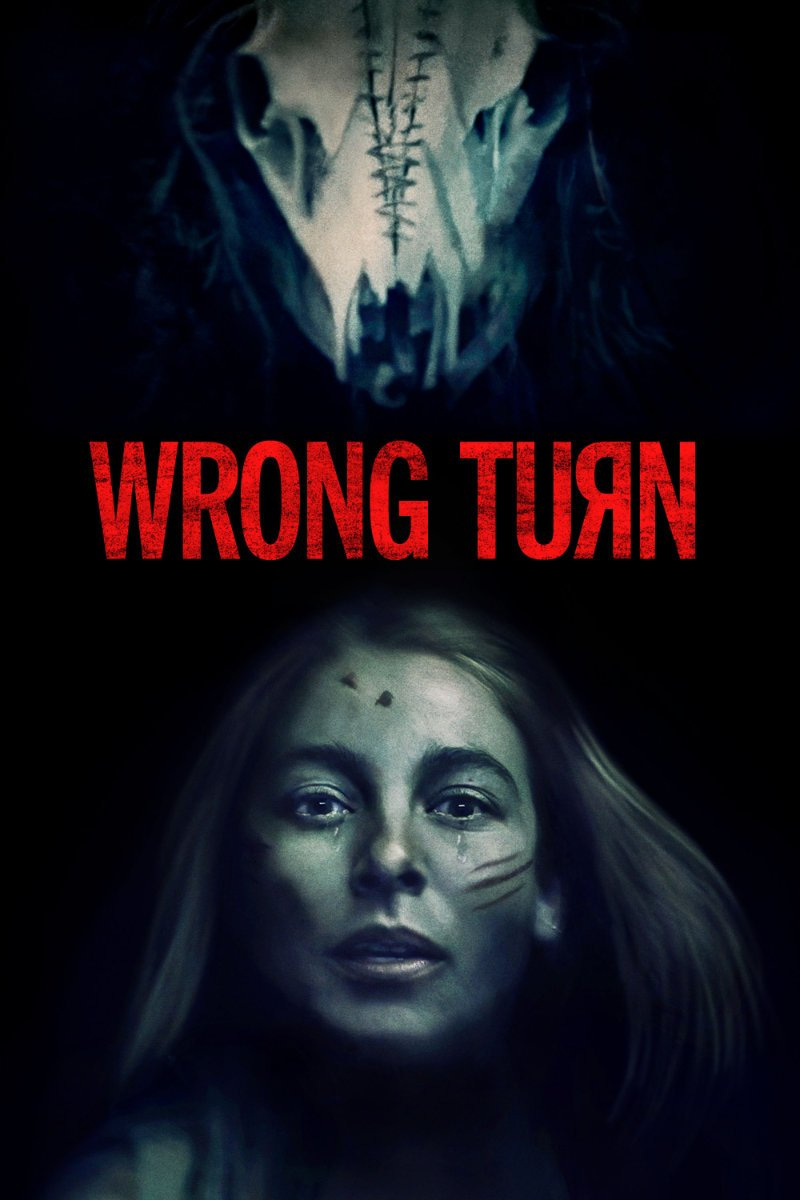 Wrong Turn poster skull