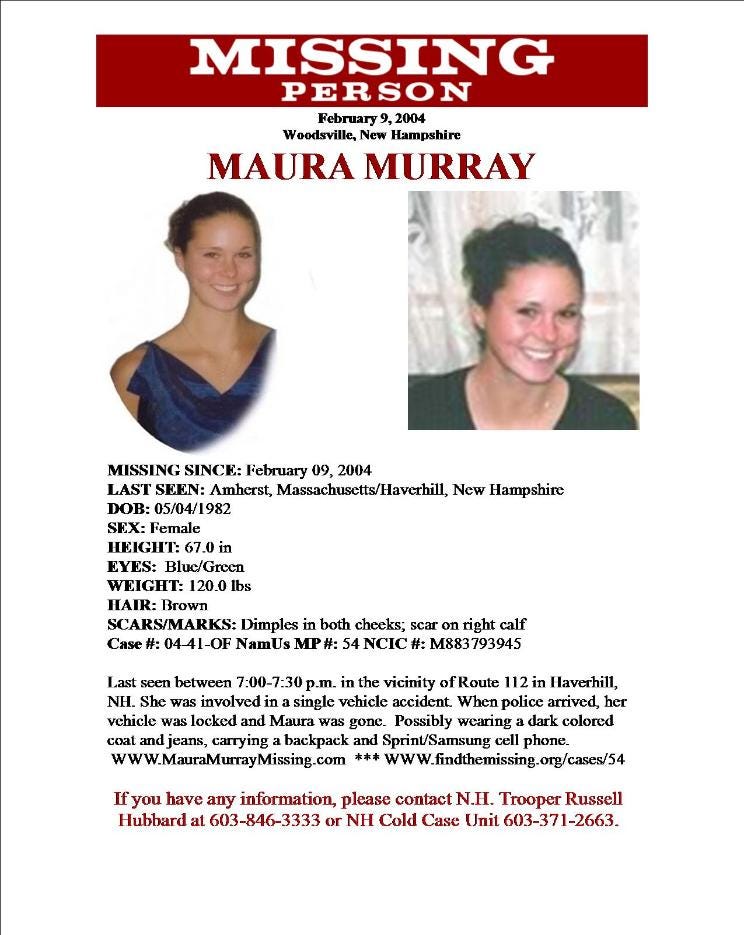 Maura Murray missing poster